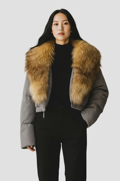 Blouson fourrure femme renard Héritage fourrure