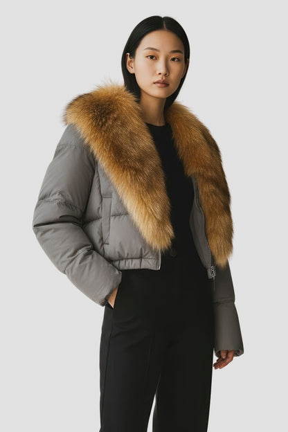 Blouson fourrure femme renard Héritage fourrure