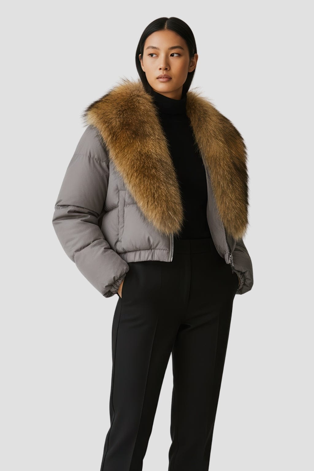Blouson fourrure femme renard Héritage fourrure