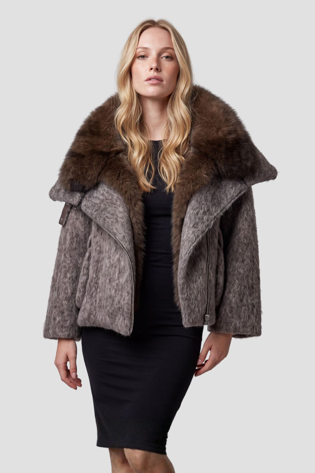 Blouson fourrure femme renard Héritage fourrure