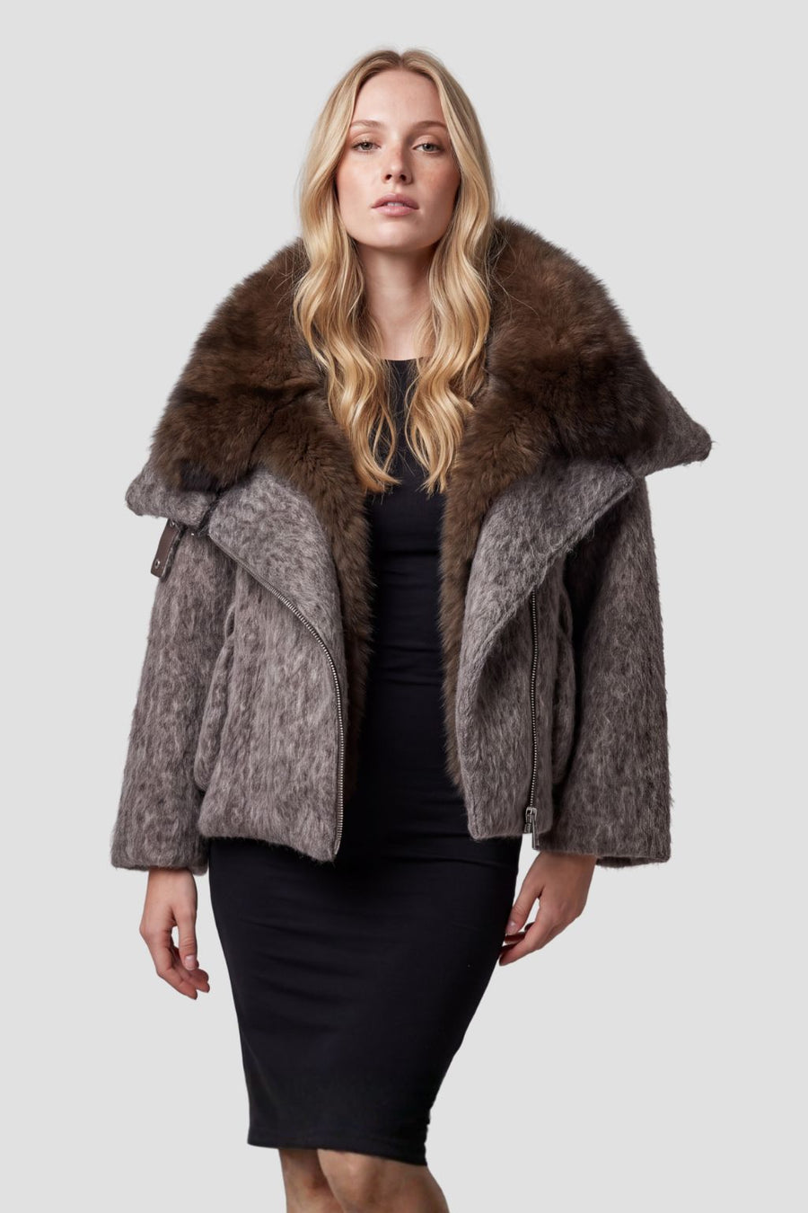 Blouson fourrure femme renard Héritage fourrure