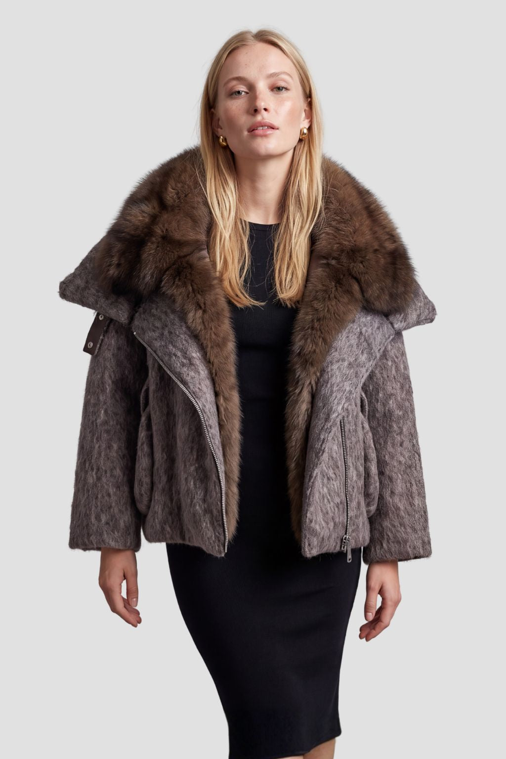 Blouson fourrure femme renard Héritage fourrure