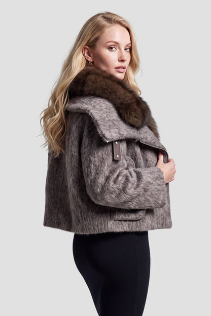 Blouson fourrure femme renard Héritage fourrure