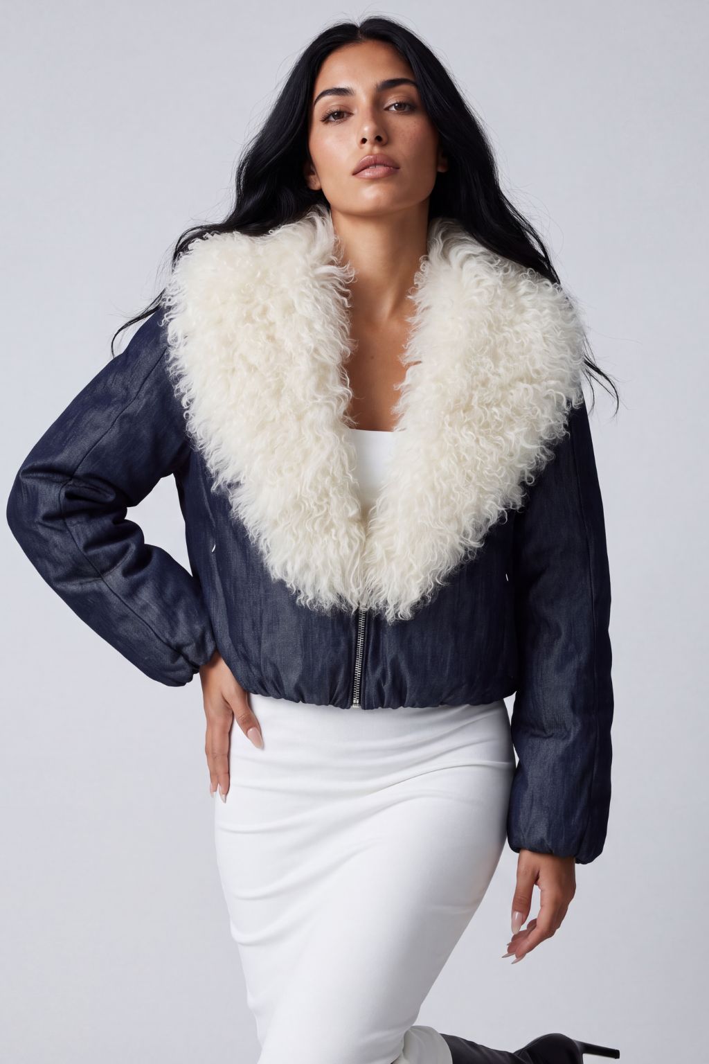 Blouson fourrure mouton Héritage fourrure