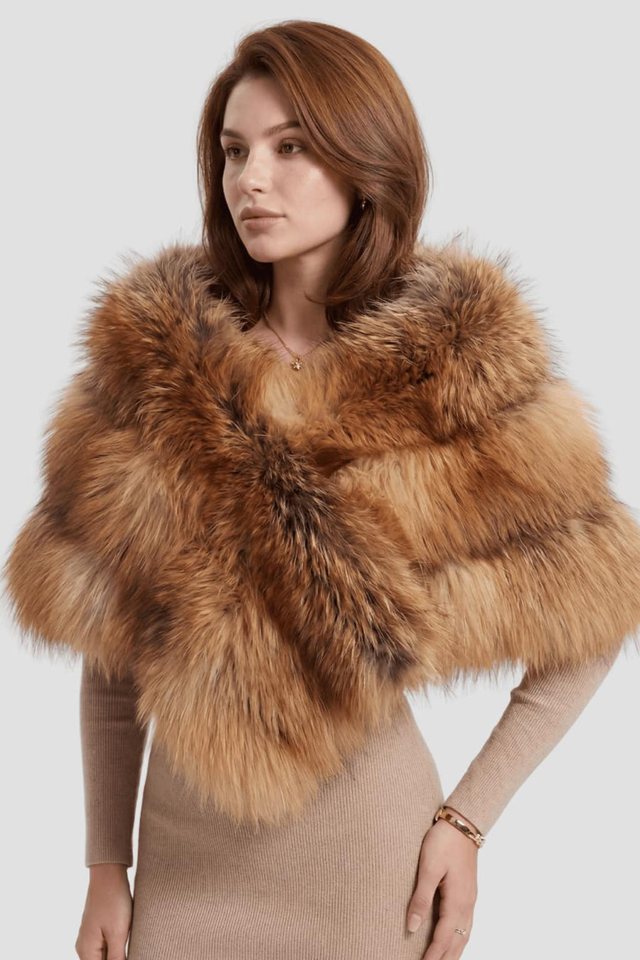 Boléro en fourrure femme luxe Héritage fourrure