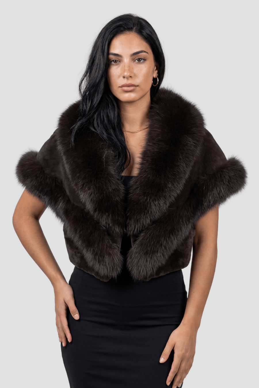 Boléro fourrure femme court Héritage fourrure