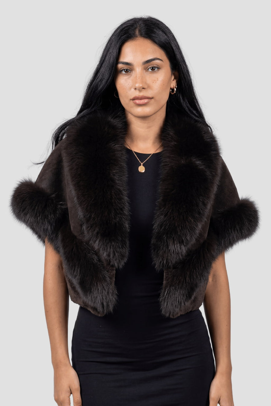 Boléro fourrure femme court Héritage fourrure