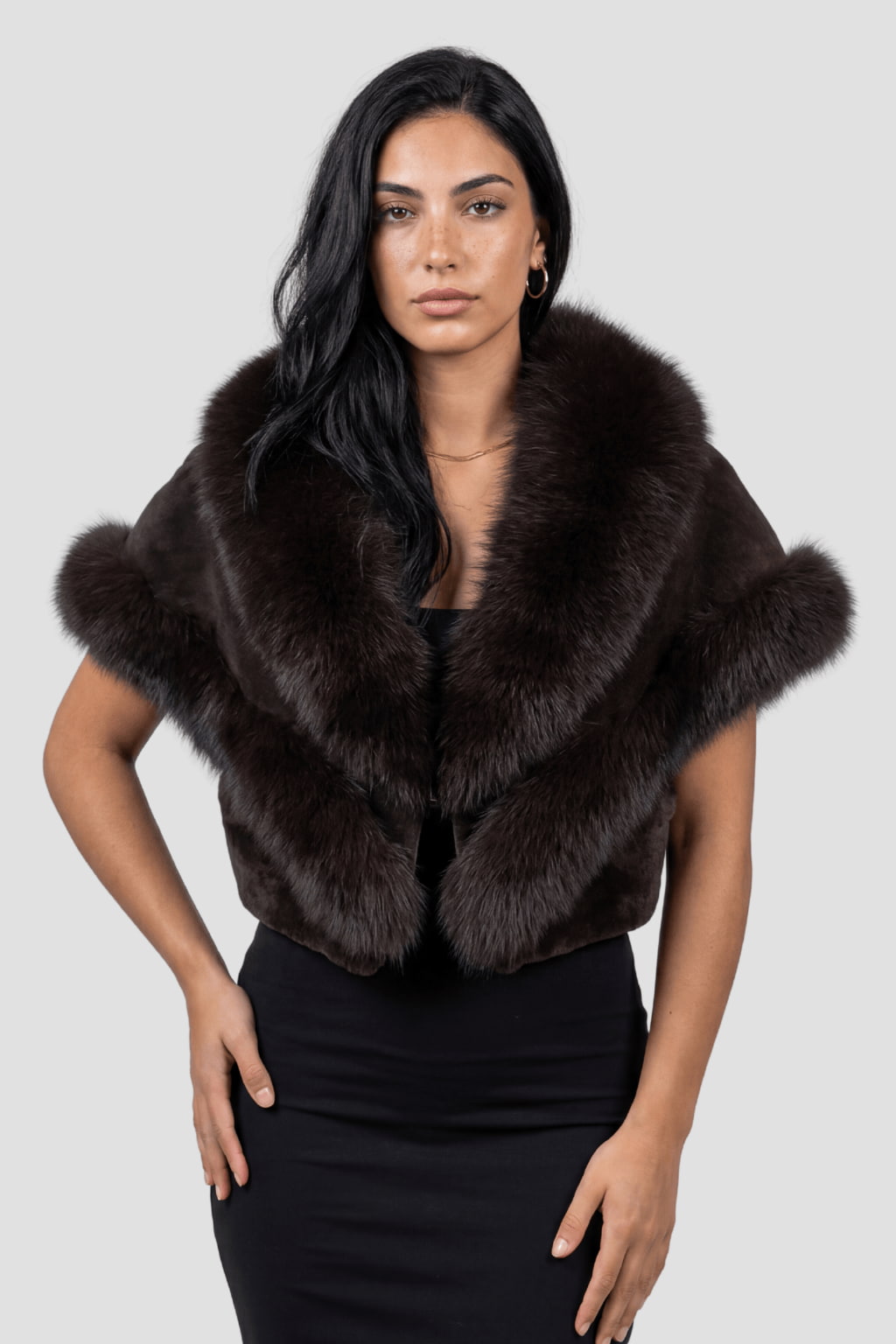 Boléro fourrure femme court Héritage fourrure
