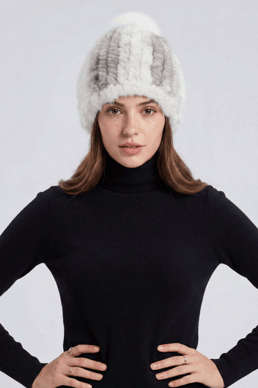 Bonnet fourrure femme chaud Héritage fourrure