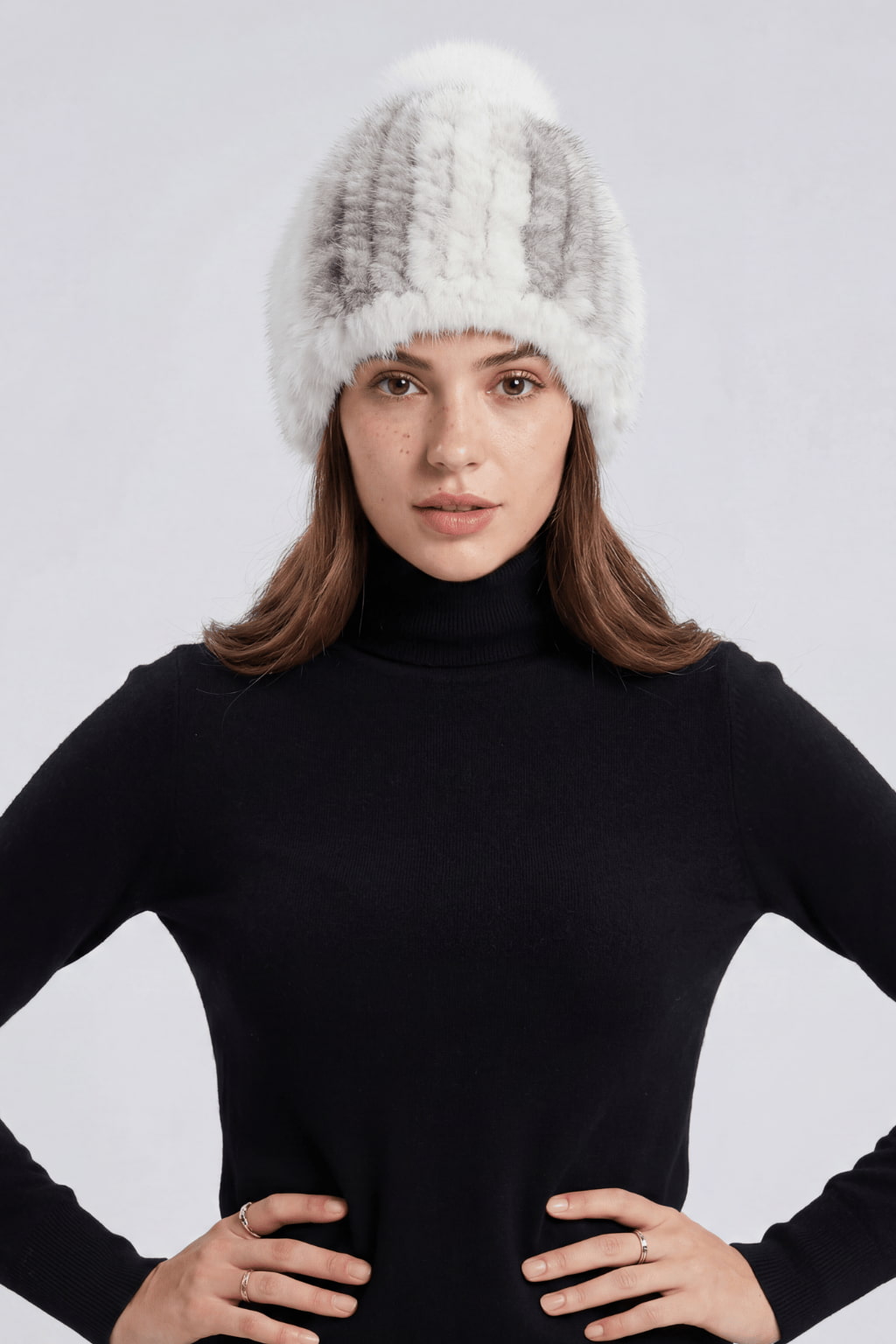 Bonnet fourrure femme chaud Héritage fourrure