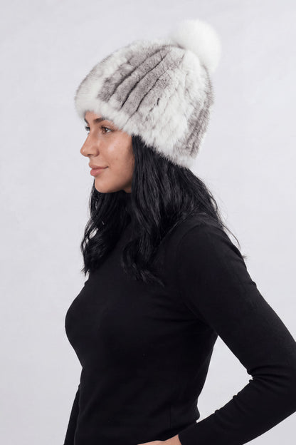Bonnet fourrure femme chaud Héritage fourrure