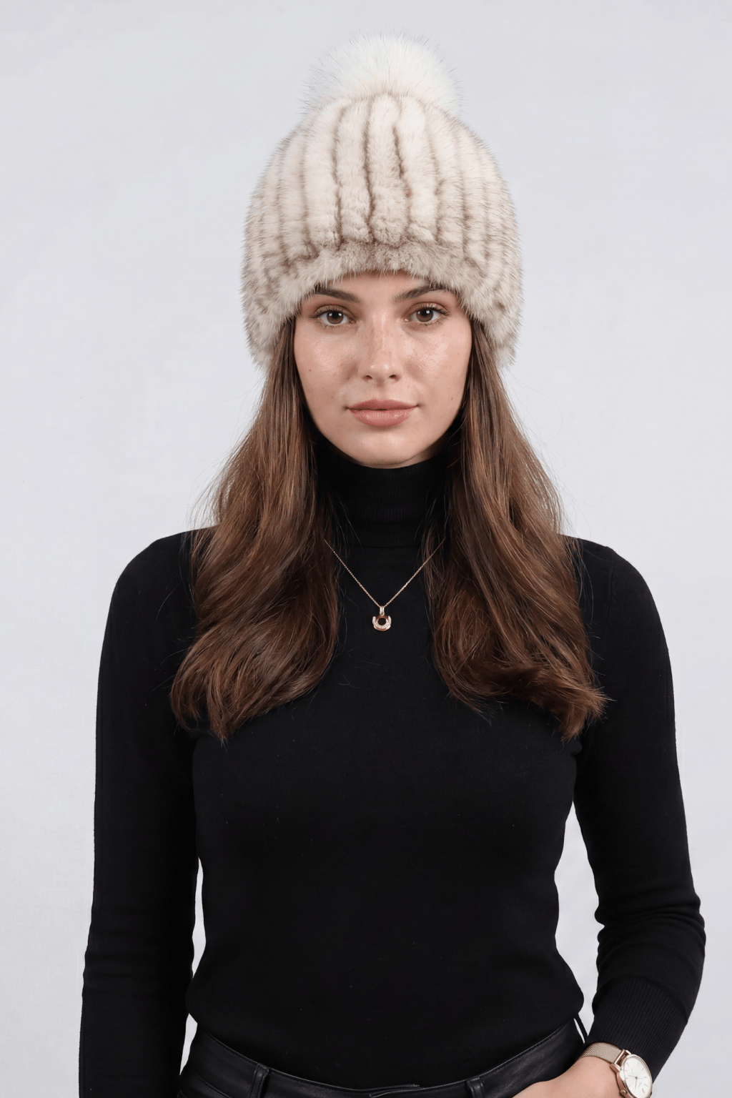 Bonnet fourrure femme hiver Héritage fourrure