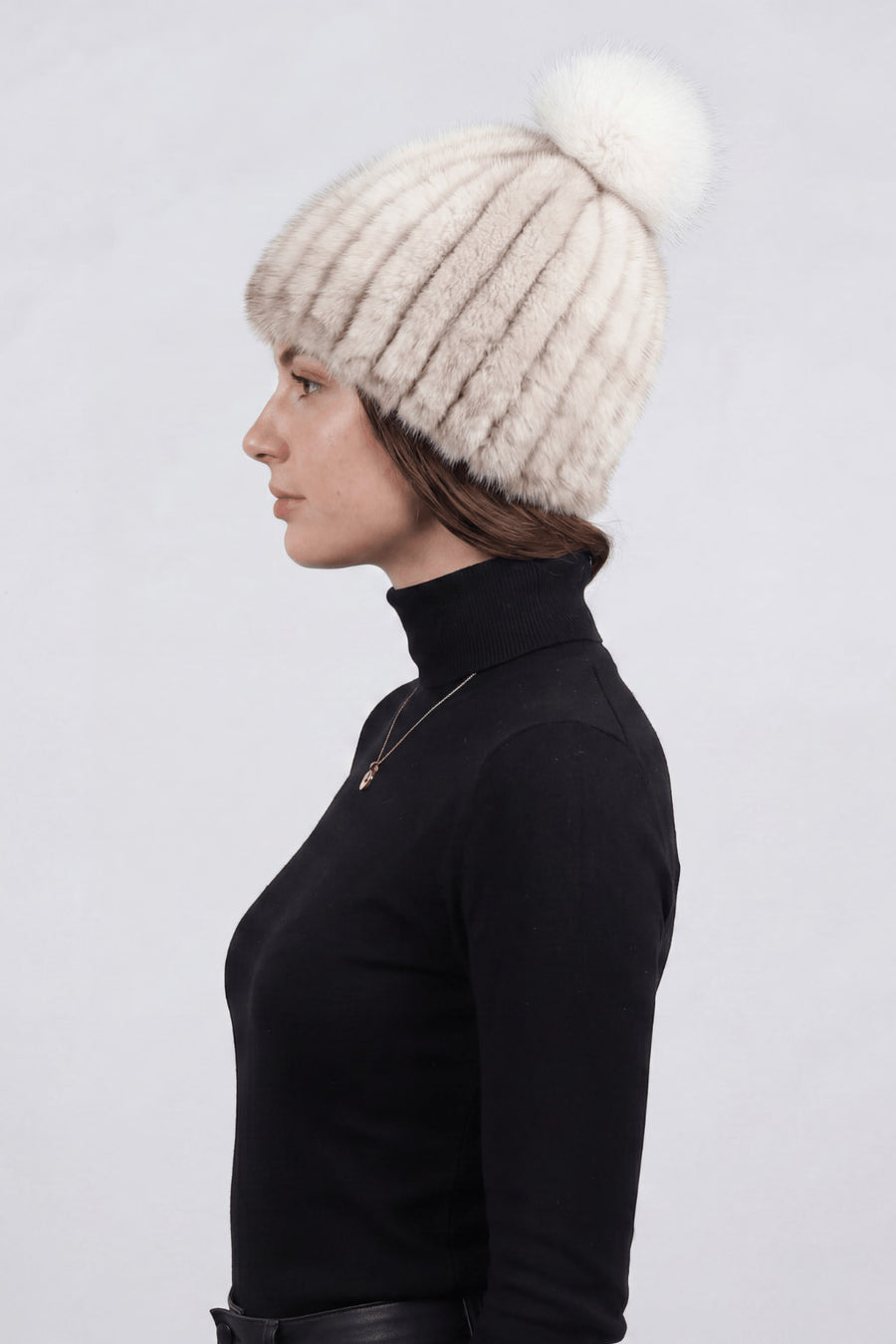 Bonnet fourrure femme hiver Héritage fourrure