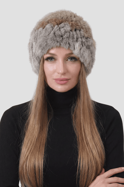 Bonnet fourrure lapin Héritage fourrure