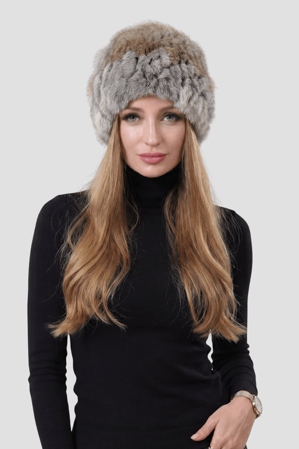 Bonnet fourrure lapin Héritage fourrure