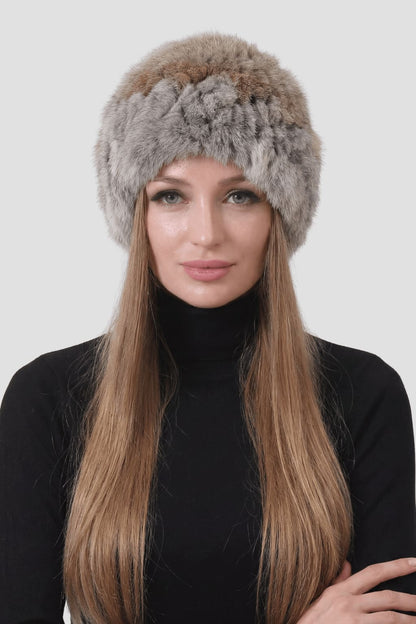 Bonnet fourrure lapin Héritage fourrure