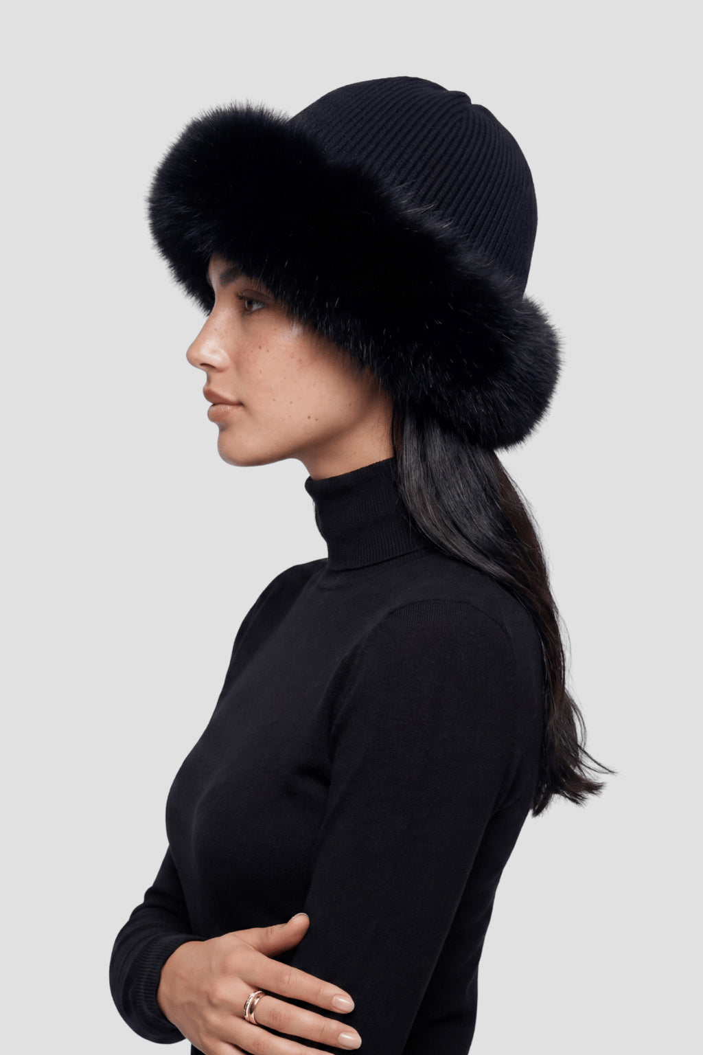 Bonnet fourrure renard Héritage fourrure