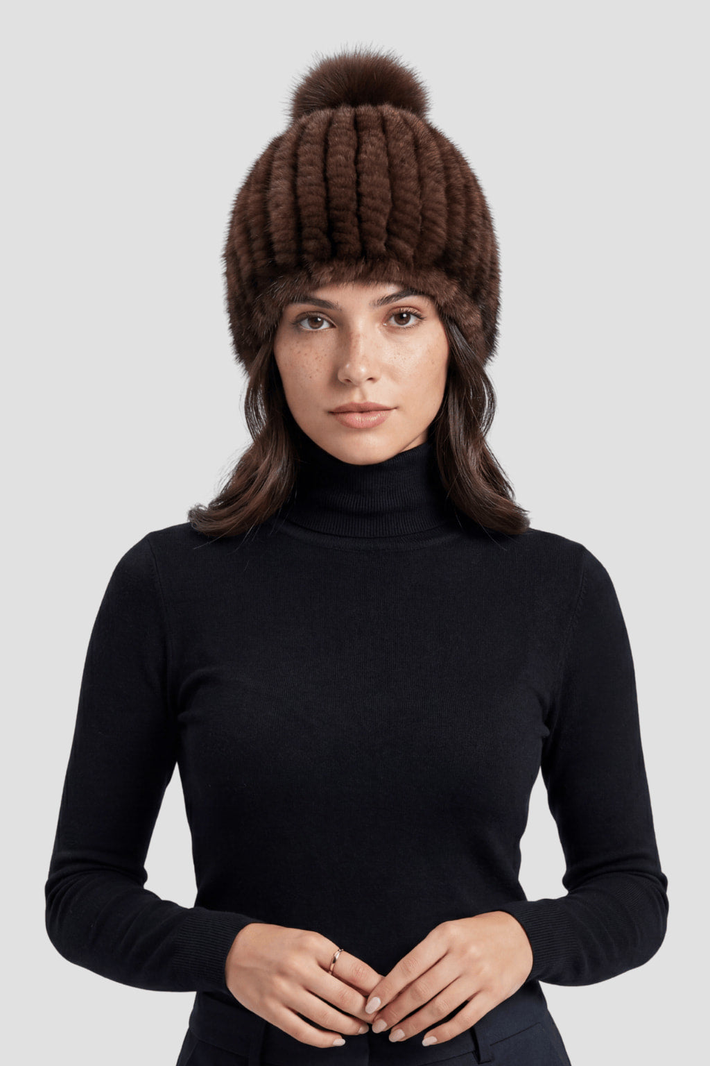 Bonnet fourrure vison Héritage fourrure