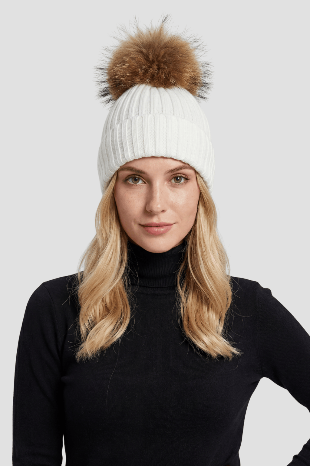 Bonnet laine fourrure Héritage fourrure
