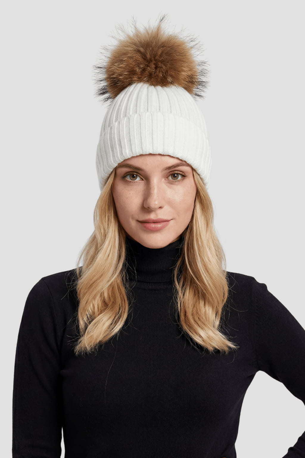 Bonnet laine fourrure Héritage fourrure