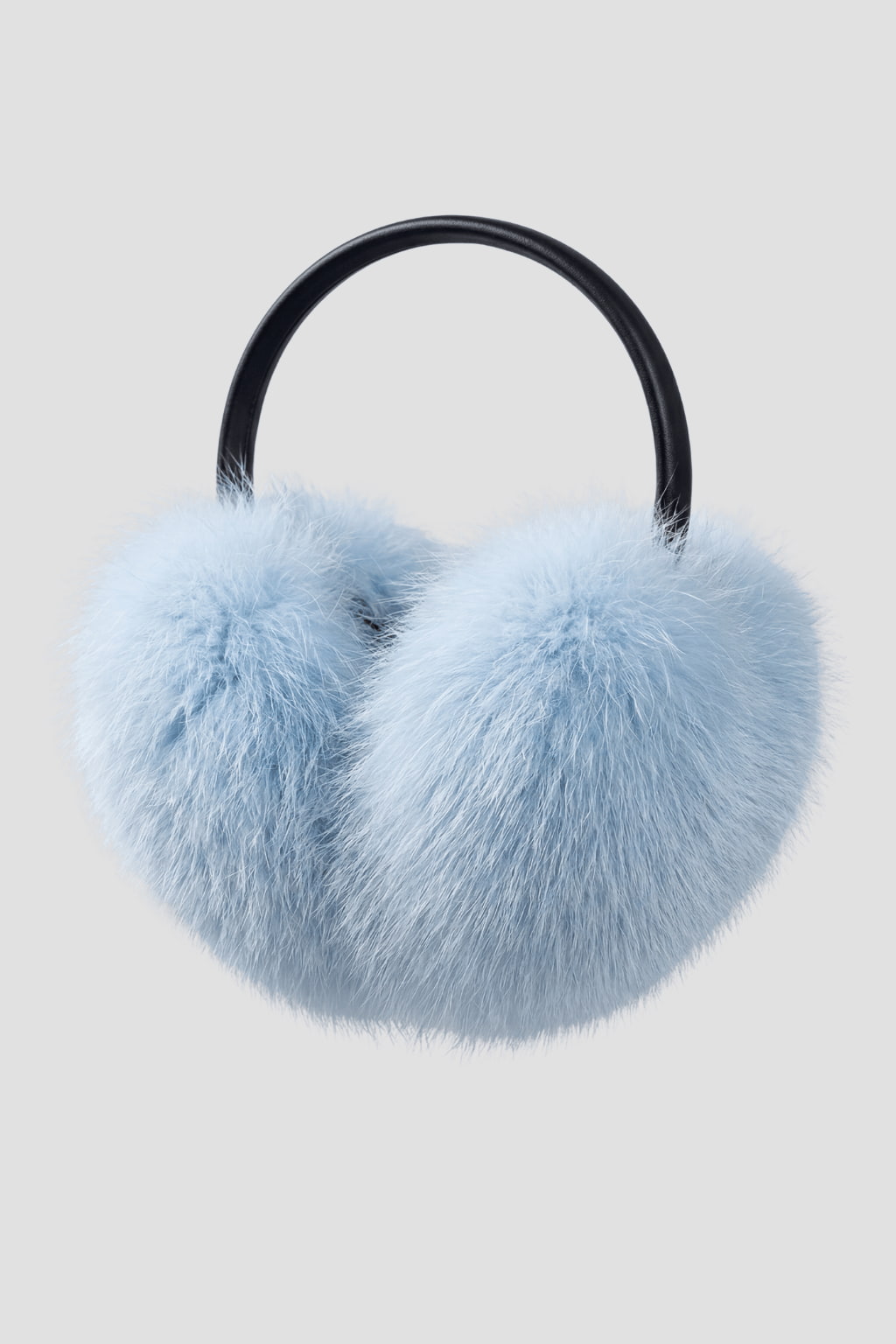 Cache-oreilles en fourrure bleu Héritage fourrure