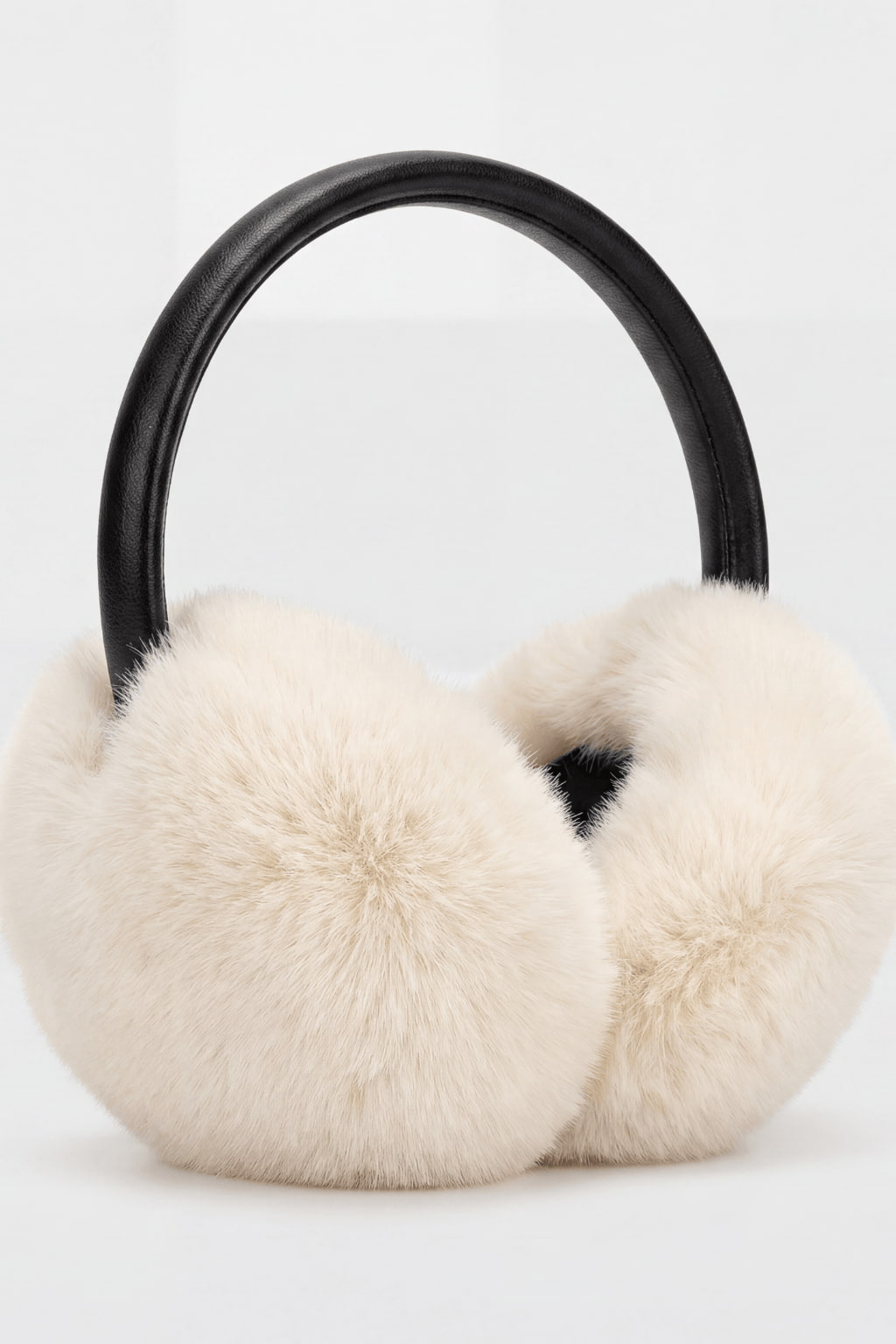 Cache-oreilles fourrure beige Héritage fourrure