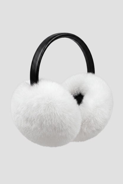 Cache-oreilles fourrure blanc Héritage fourrure