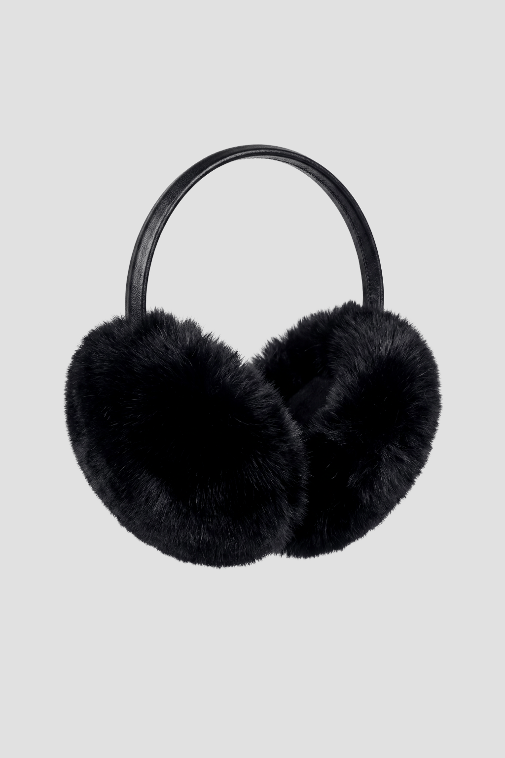 Cache-oreilles fourrure noir Héritage fourrure