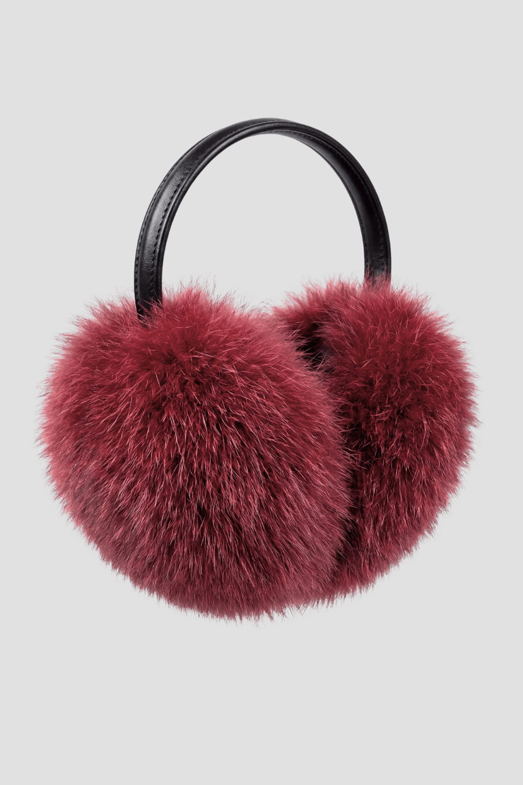 Cache-oreilles fourrure rouge Héritage fourrure