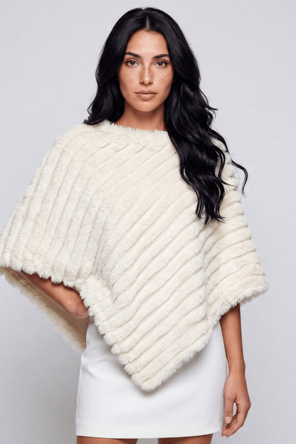 Cape fourrure beige Héritage fourrure
