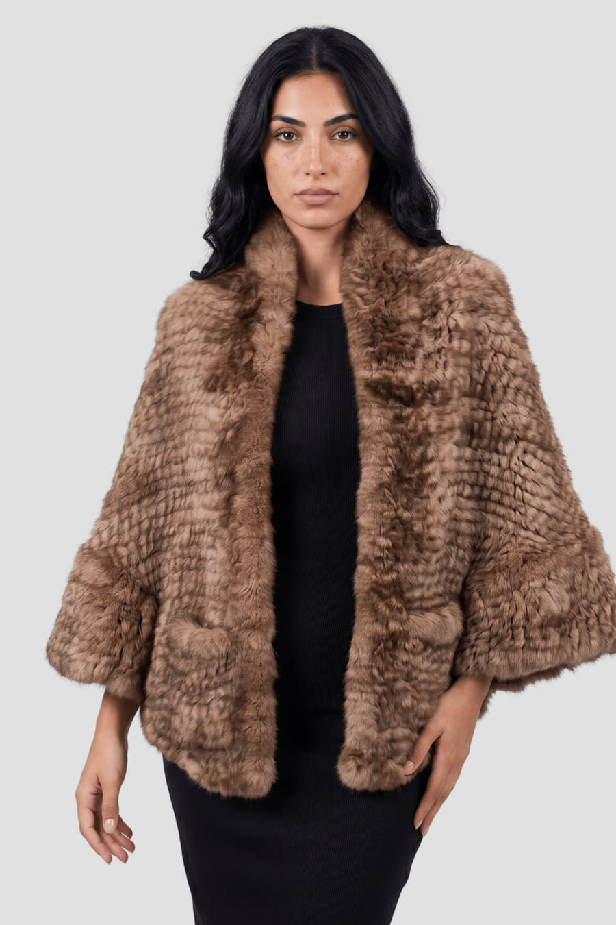 Cape fourrure femme large Héritage fourrure