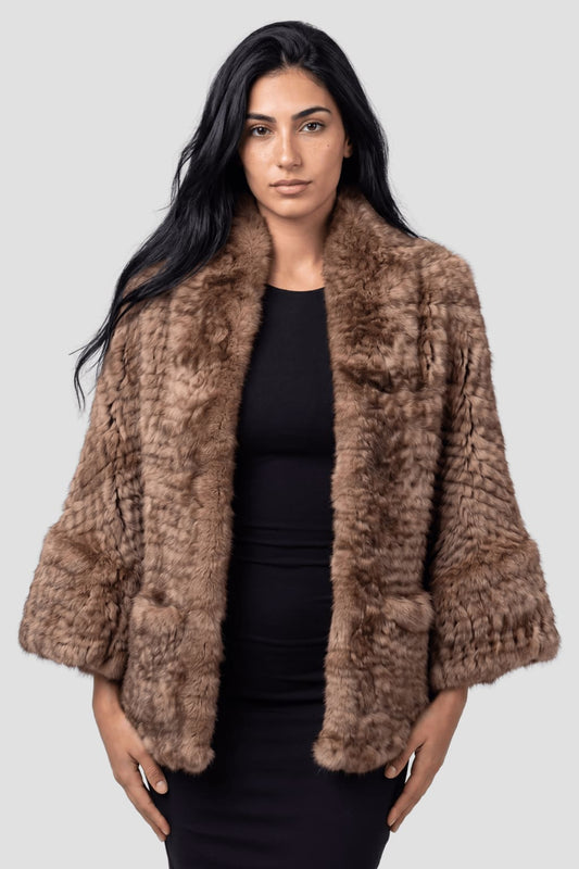 Cape fourrure femme large Héritage fourrure