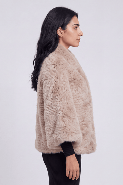 Cape fourrure femme longue Héritage fourrure