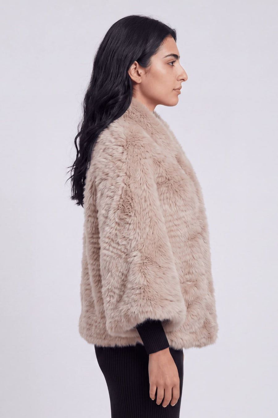 Cape fourrure femme longue Héritage fourrure