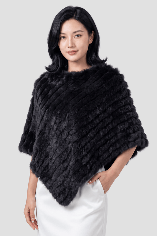 Cape fourrure noire Héritage fourrure