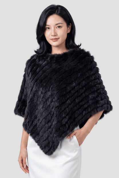 Cape fourrure noire Héritage fourrure
