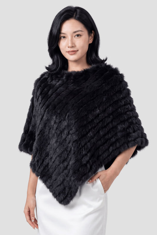 Cape fourrure noire Héritage fourrure