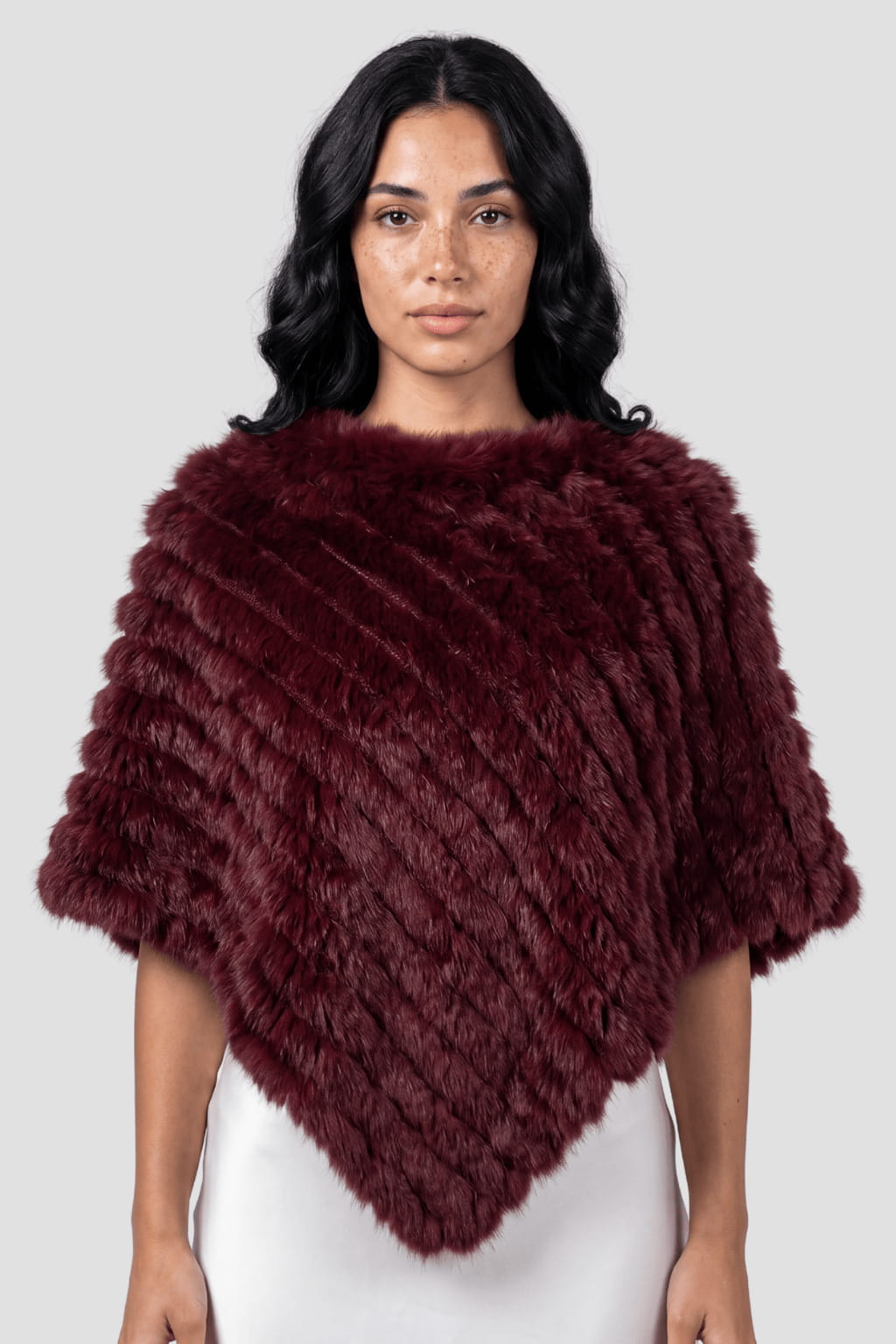 Cape fourrure rouge Héritage fourrure