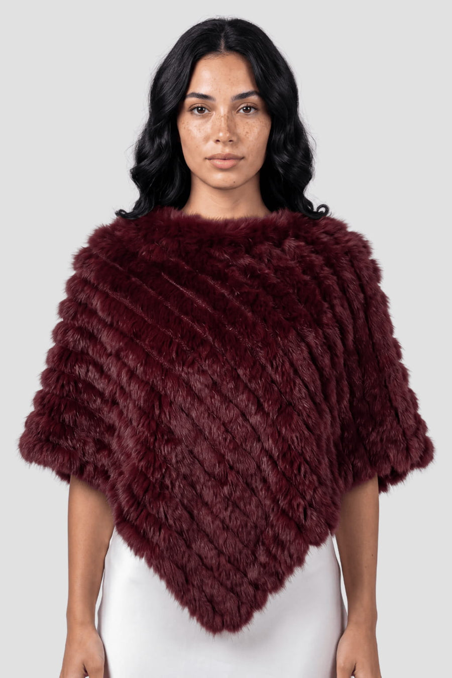 Cape fourrure rouge Héritage fourrure