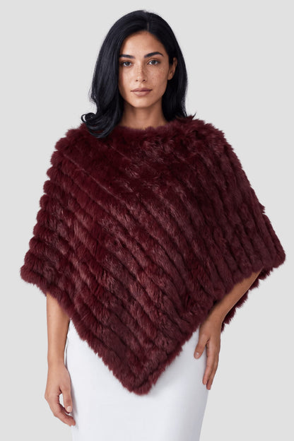 Cape fourrure rouge Héritage fourrure
