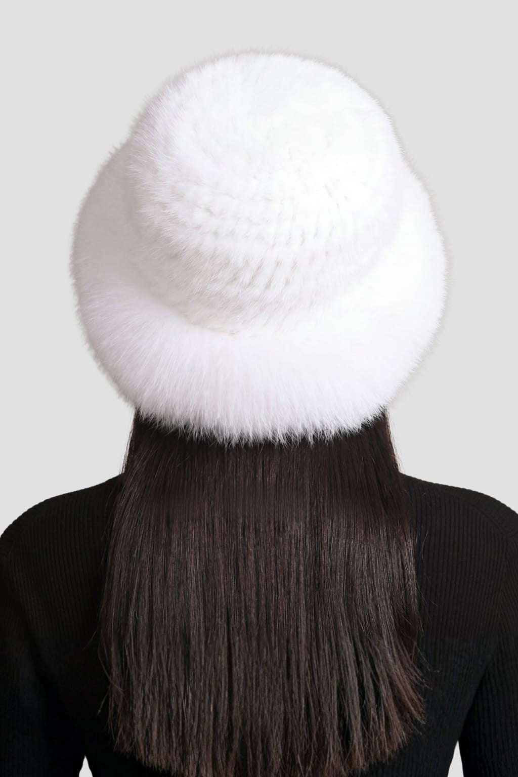 Chapeau fourrure blanc Héritage fourrure