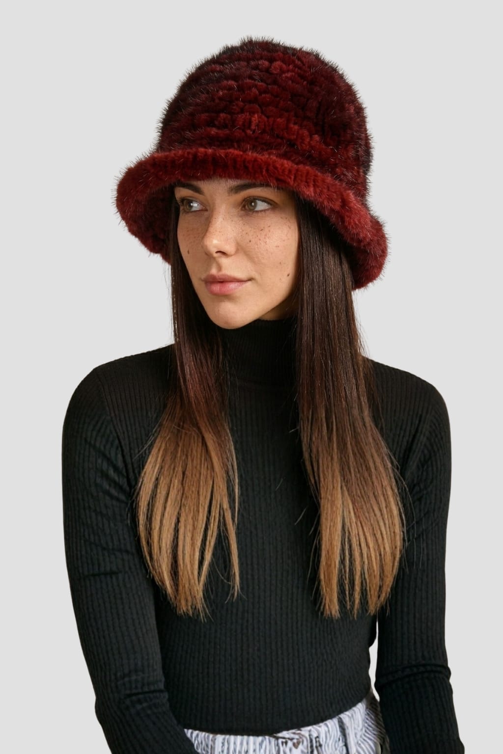Chapeau fourrure femme chaud Héritage fourrure