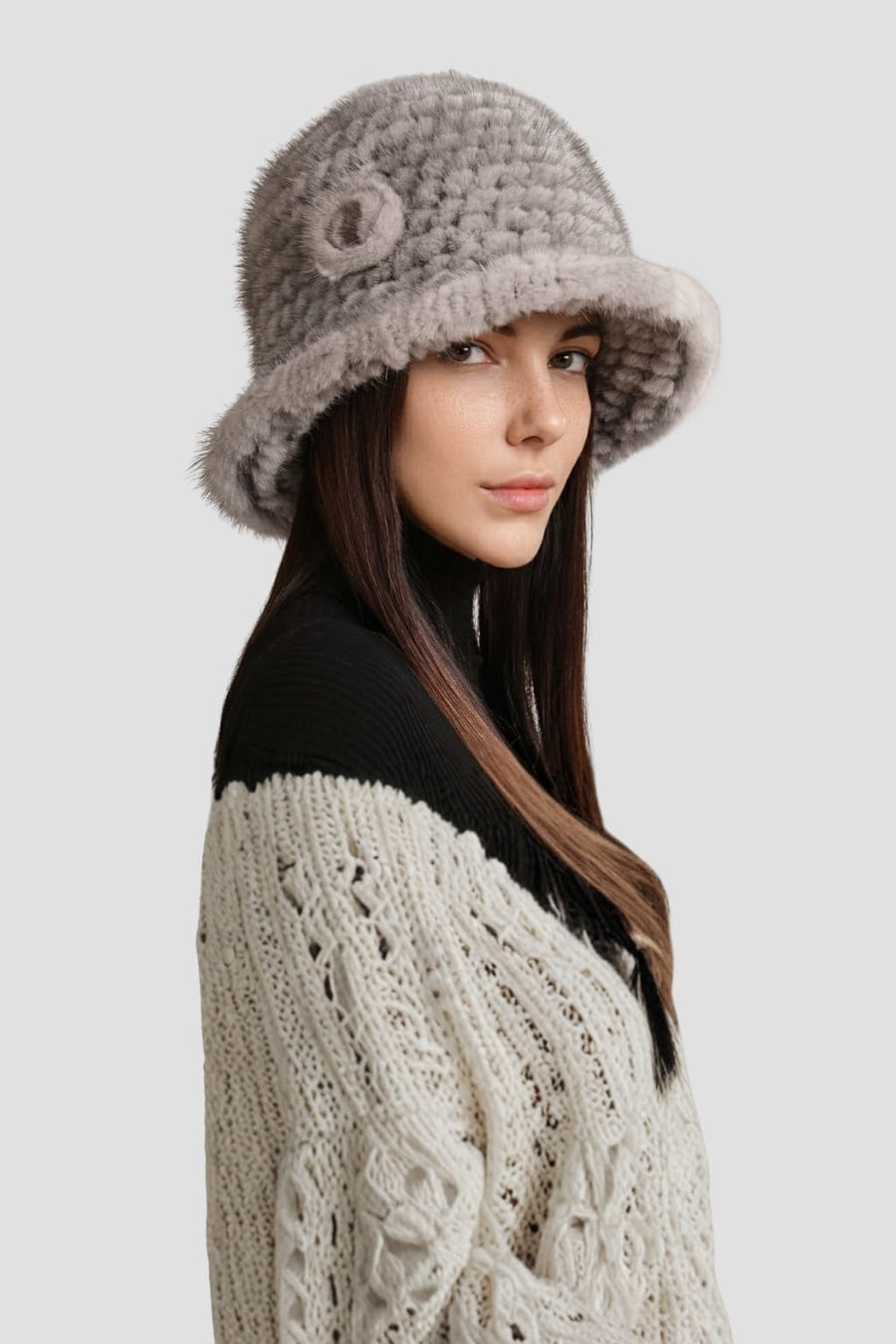 Chapeau fourrure femme doux Héritage fourrure