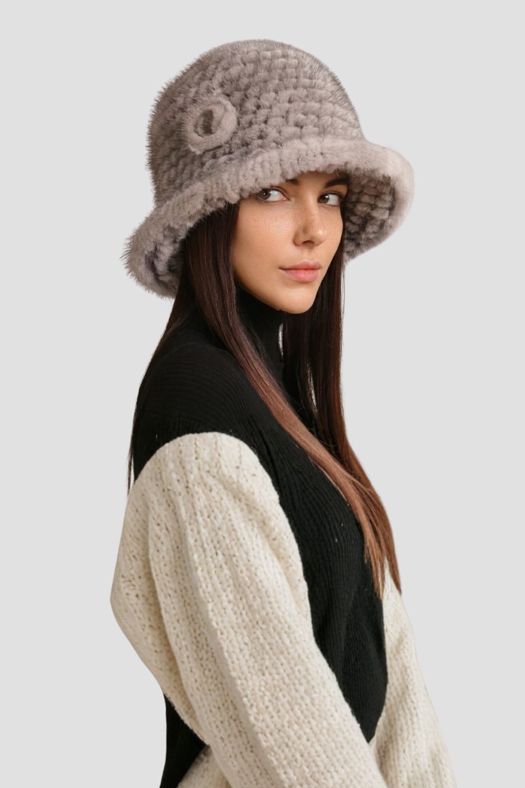 Chapeau fourrure femme doux Héritage fourrure