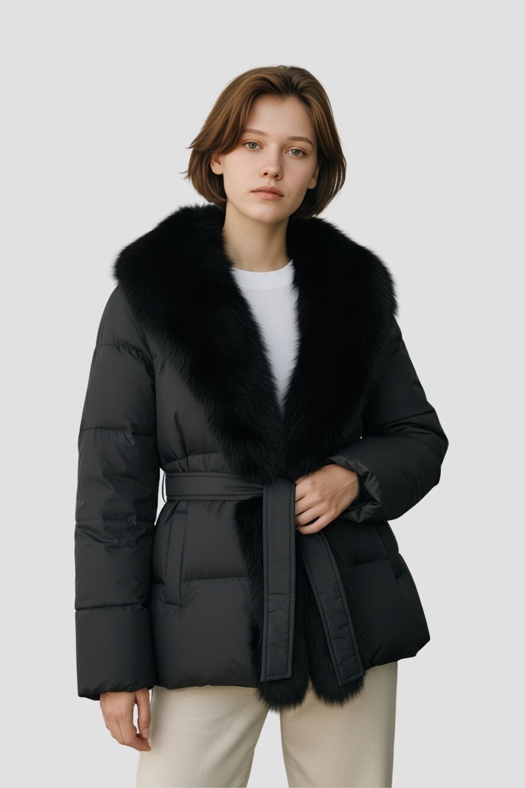 Doudoune à fourrure longue Héritage fourrure