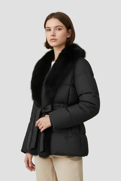 Doudoune à fourrure longue Héritage fourrure