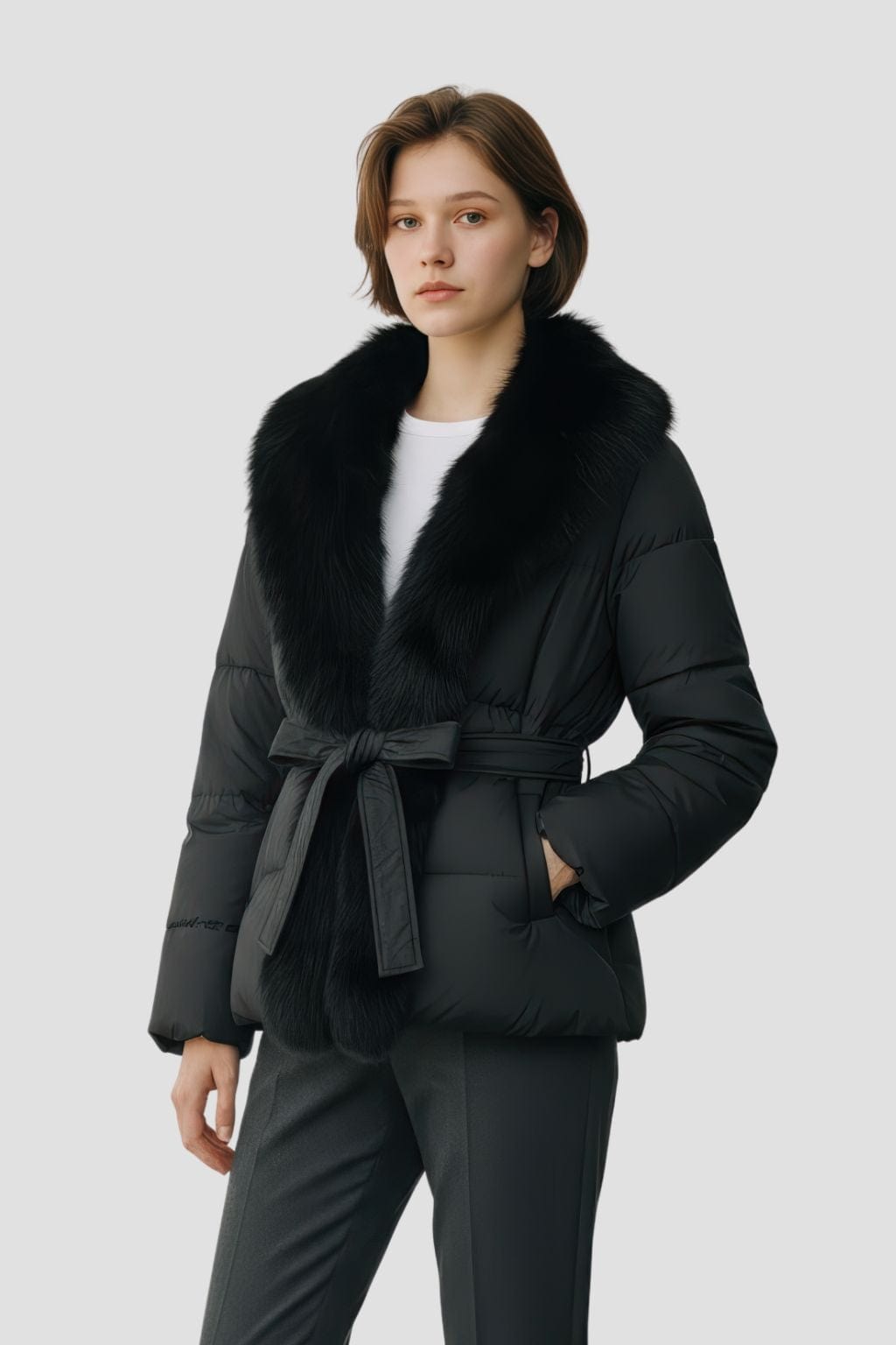 Doudoune à fourrure longue Héritage fourrure