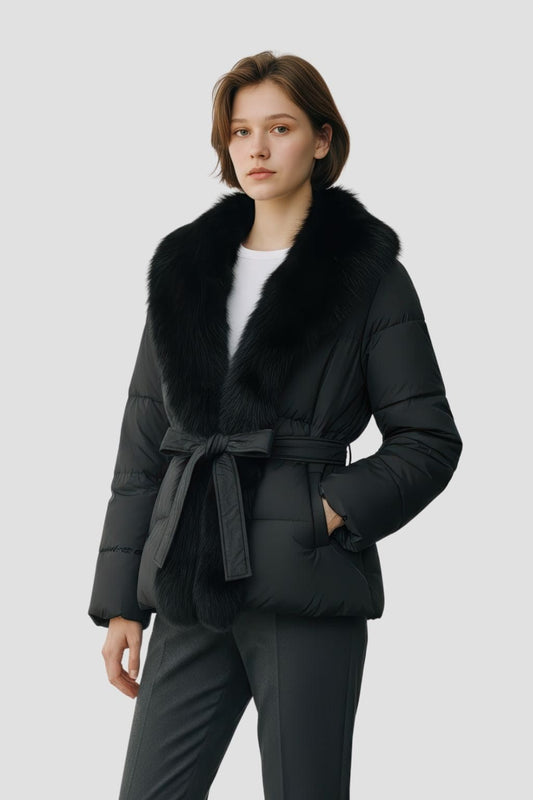Doudoune à fourrure longue Héritage fourrure