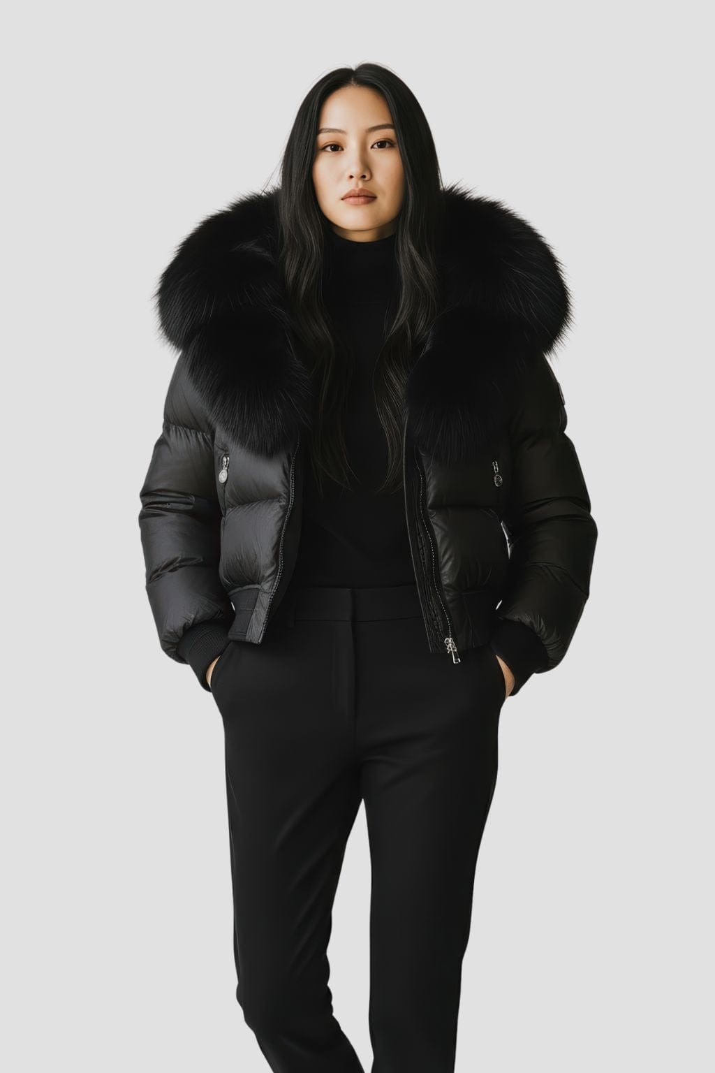 Doudoune femme fourrure naturelle Héritage fourrure