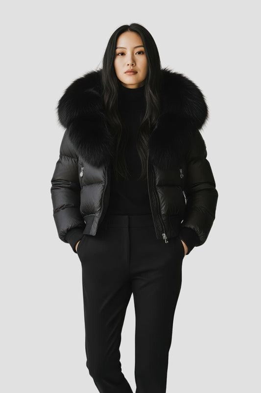 Doudoune femme fourrure naturelle Héritage fourrure